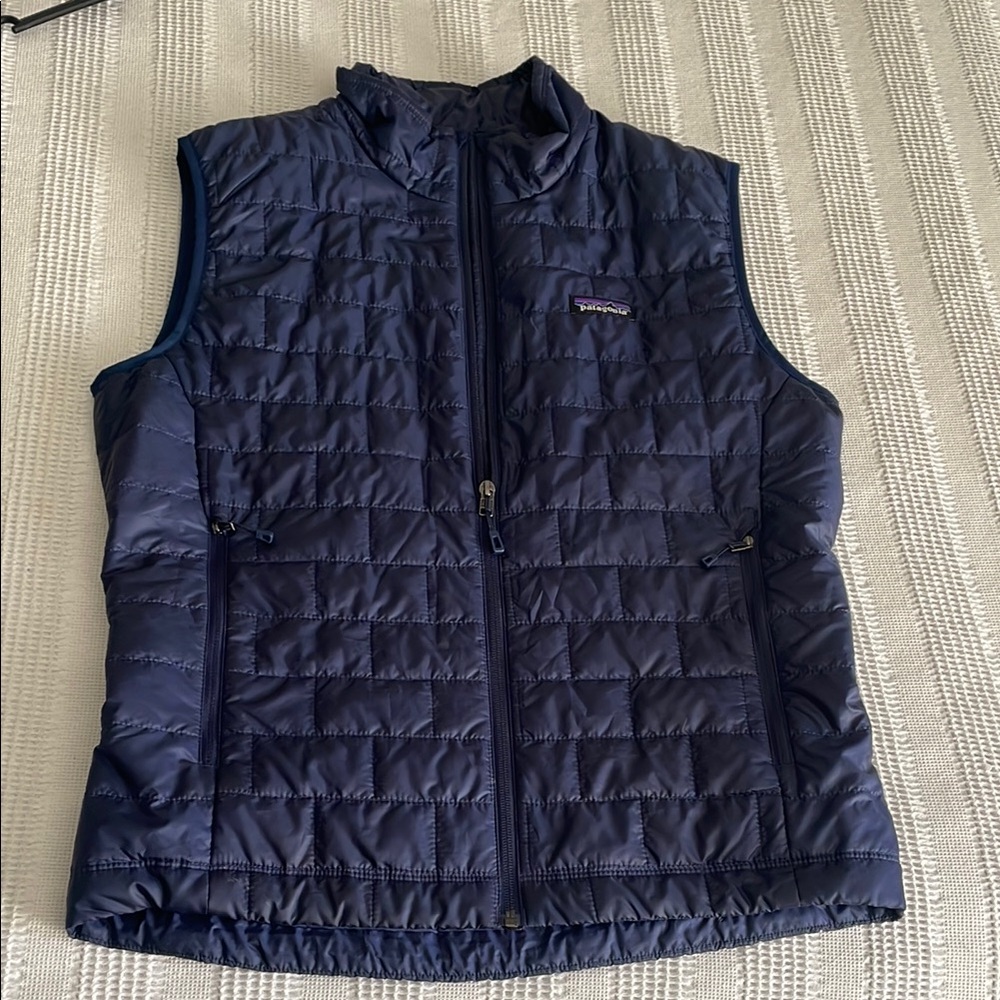 Patagonia Navy Blue Quilted Vest